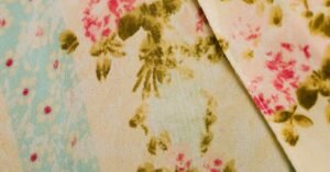floral cloth material