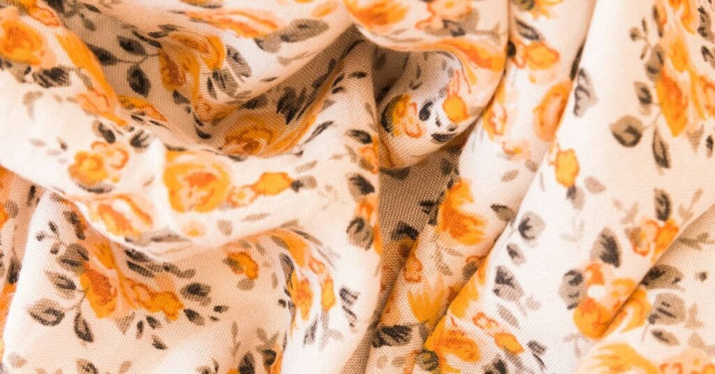 floral cloth material